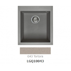 Zlewozmywak Elleci QUADRA 100 Granitek G43 tortora LGQ10043